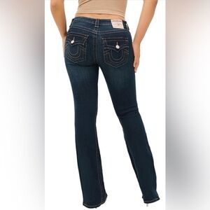 #058 - TRUE RELIGION - ($173) JOEY MID FLARE JEANS // W - 25 / I - 33